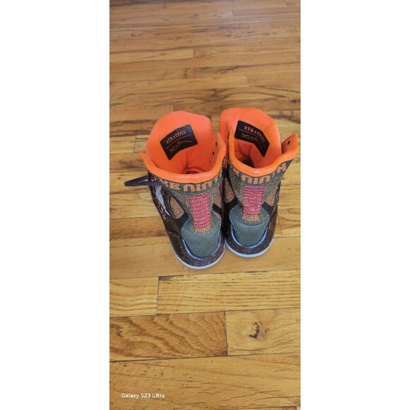 Nike Kobe 9 Elite High Top Orange Black Multicolor Knit Basketball Sneakers